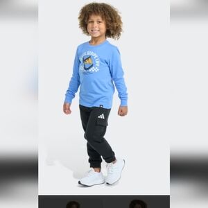 adidas Kids Blue and Black Matching Set